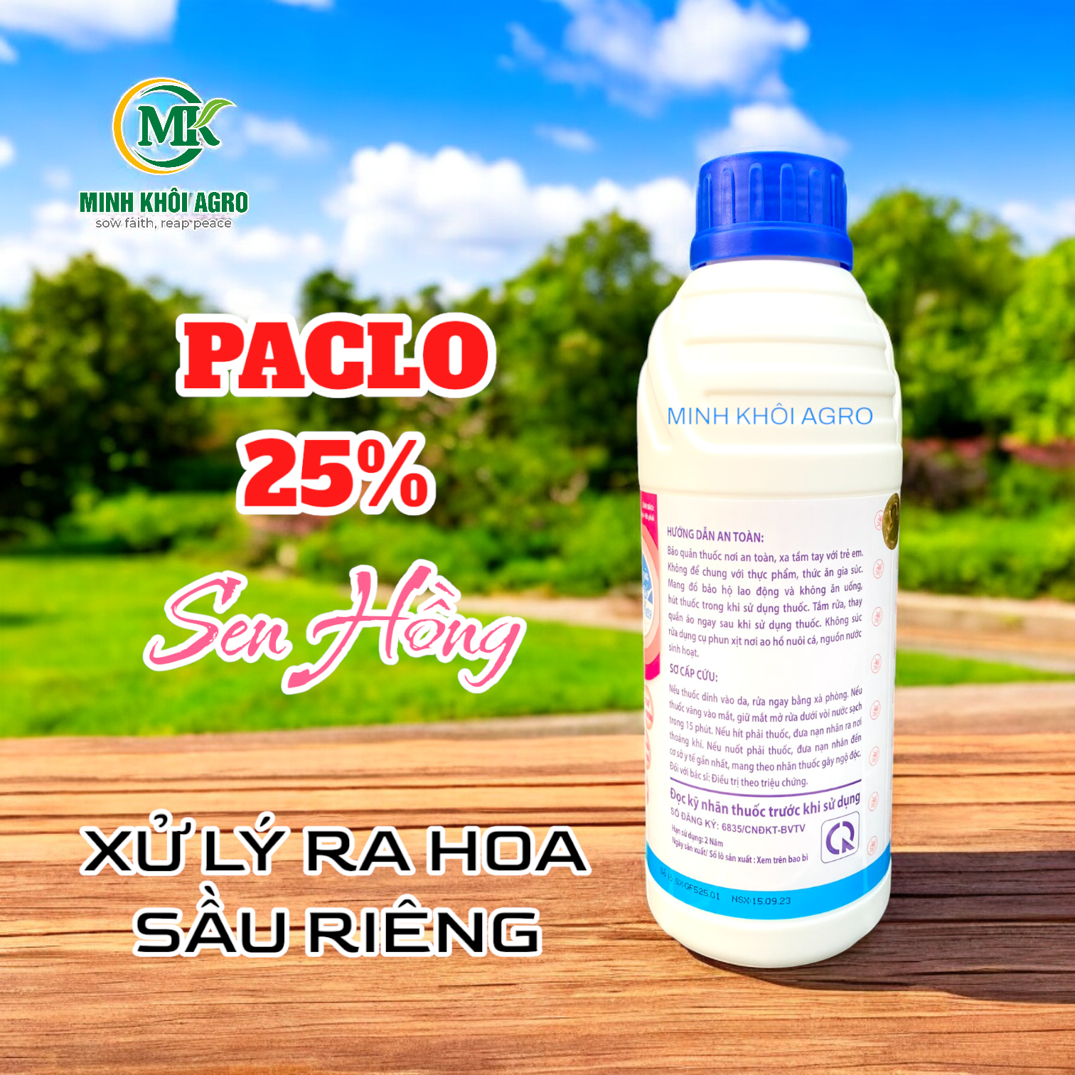 Baclolac 250SC (Paclo Sen Hồng Đồng Tháp) - Chai 1 lít